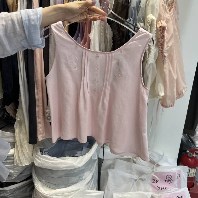 RIVEROOM韓國直郵女士新款26春夏熱賣推薦人氣26夏季吊帶背心RIVEROOM吊帶/背心