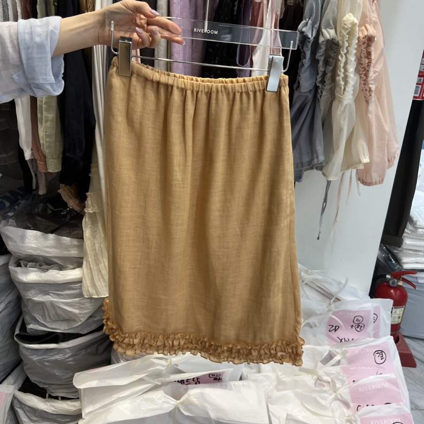 RIVEROOM韓國直郵女士新款熱賣人氣時尚職業半身裙中短裙RIVEROOM半身裙/中短裙