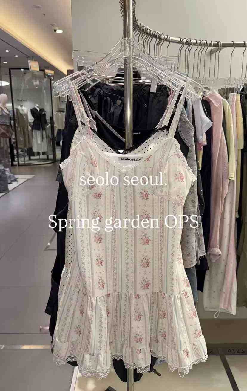 SEOLO韓國東大門代購女士新款26春夏人氣26夏季時尚連衣裙Seolo seoul連衣裙