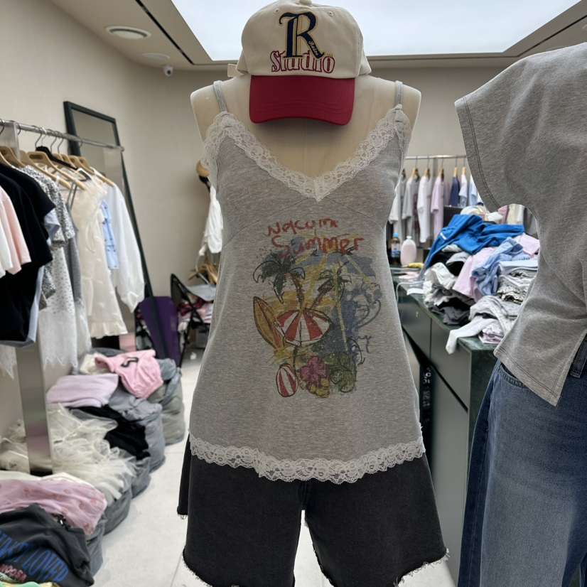 FORMING-P韓國直郵女裝新品職業26夏季26春夏吊帶背心無袖FORMING-P吊帶/背心