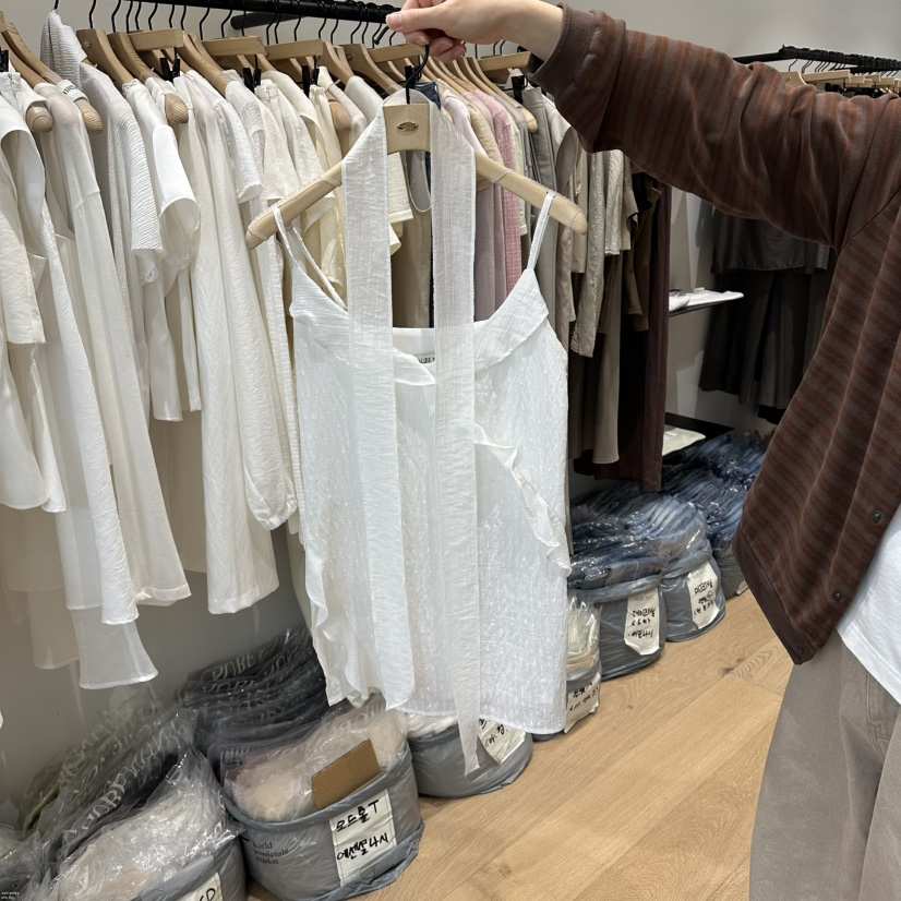 aube nunt韓國直郵實拍女裝新品推薦職業連衣裙OPS含脖帶aube nunt連衣裙