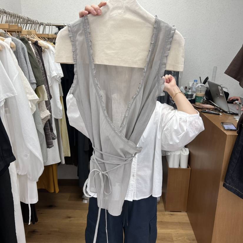 ROMANTICIZE韓國直郵實拍女士新品熱賣推薦26夏季吊帶背心ROMANTICIZE吊帶/背心