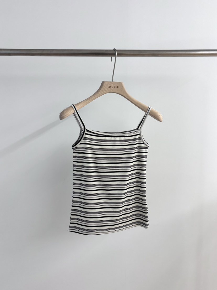 AND THE韓國東大門代購女裝新品26夏季職業熱賣吊帶背心AND THE吊帶/背心