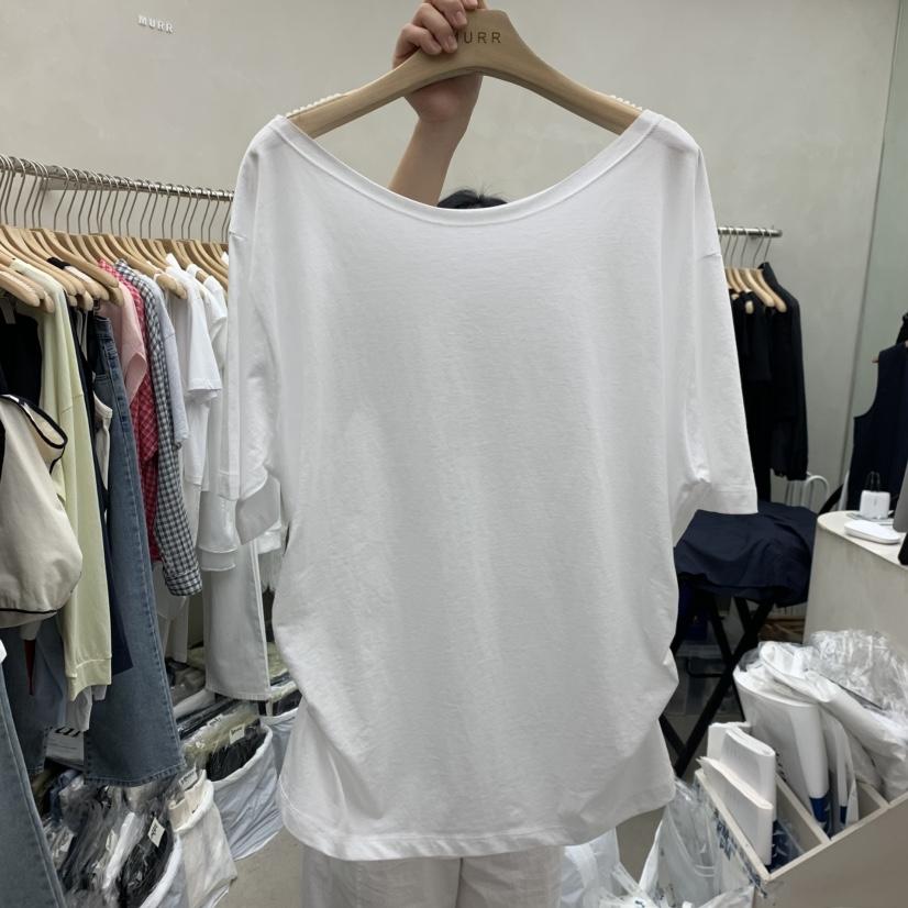 MURR韓國代購女裝新品熱賣時尚職業26夏季26春夏推薦休閑T恤MURRT恤