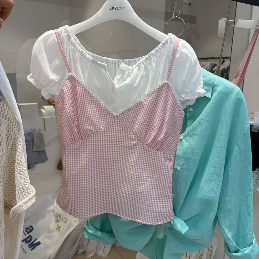 RUMIRU/AWEAR韓國東大門代購女裝新品26春夏吊帶背心不含內搭awear/RUMIRU吊帶/背心