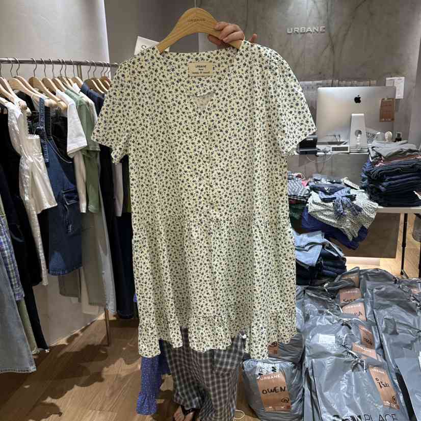 URBANE-P東大門實拍韓國女裝新品時尚人氣26春夏熱賣連衣裙URBANE-P連衣裙