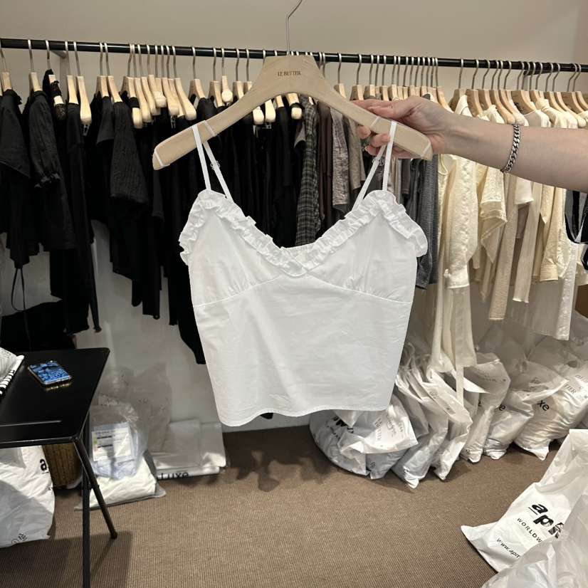 LE BUTTER韓國直郵女裝新品人氣26夏季時尚職業吊帶背心LE BUTTER吊帶/背心