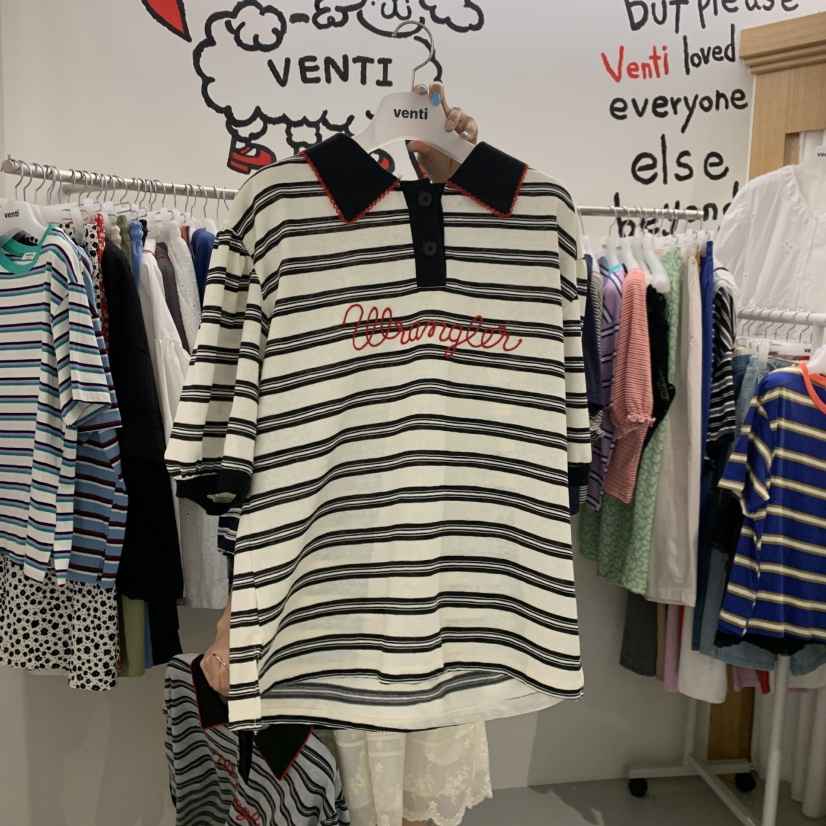 VENTI韓國直郵女裝新品26春夏職業時尚26夏季推薦人氣T恤VENTIT恤