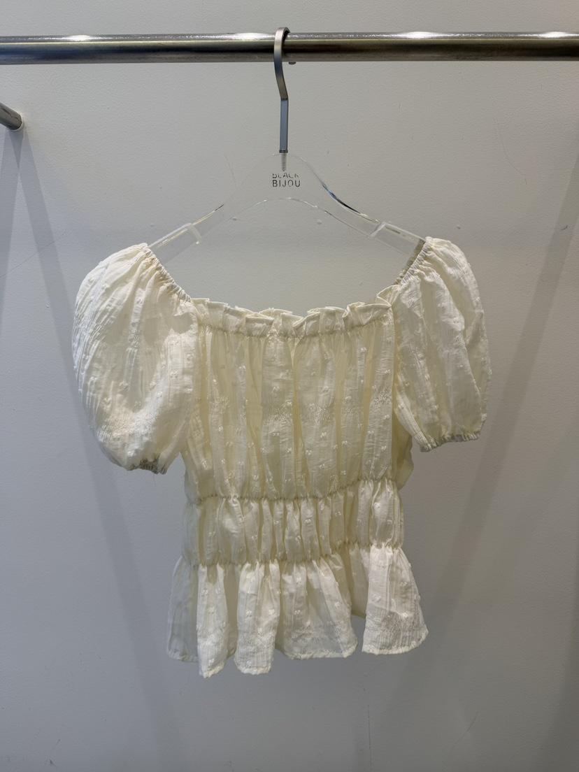 BLACK BIJOU韓國東大門直郵女士新品人氣26春夏襯衫蕾絲衫BLACK BIJOU襯衫/蕾絲衫