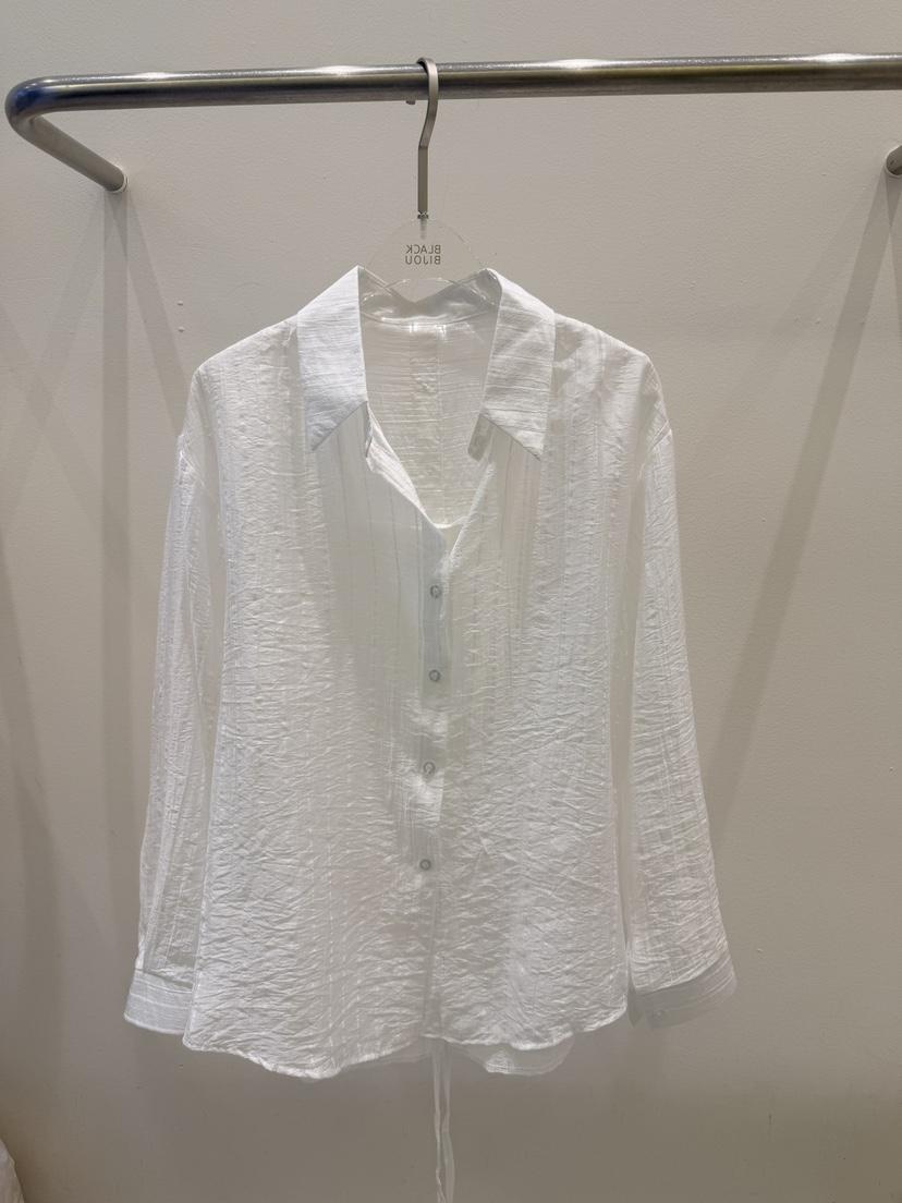BLACK BIJOU韓國直郵實拍女裝新品休閑26夏季襯衫蕾絲衫透明BLACK BIJOU襯衫/蕾絲衫