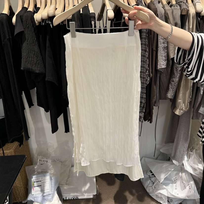 LE BUTTER韓國東大門直郵女裝新品26春夏職業時尚休閑長裙LE BUTTER長裙