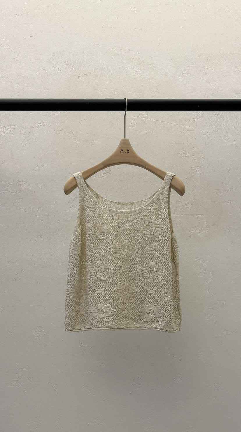 AUTUMN BEIGE-Q韓國直郵女裝新品時尚熱賣吊帶背心刺繡A.b/AUTUMN BEIGE吊帶/背心