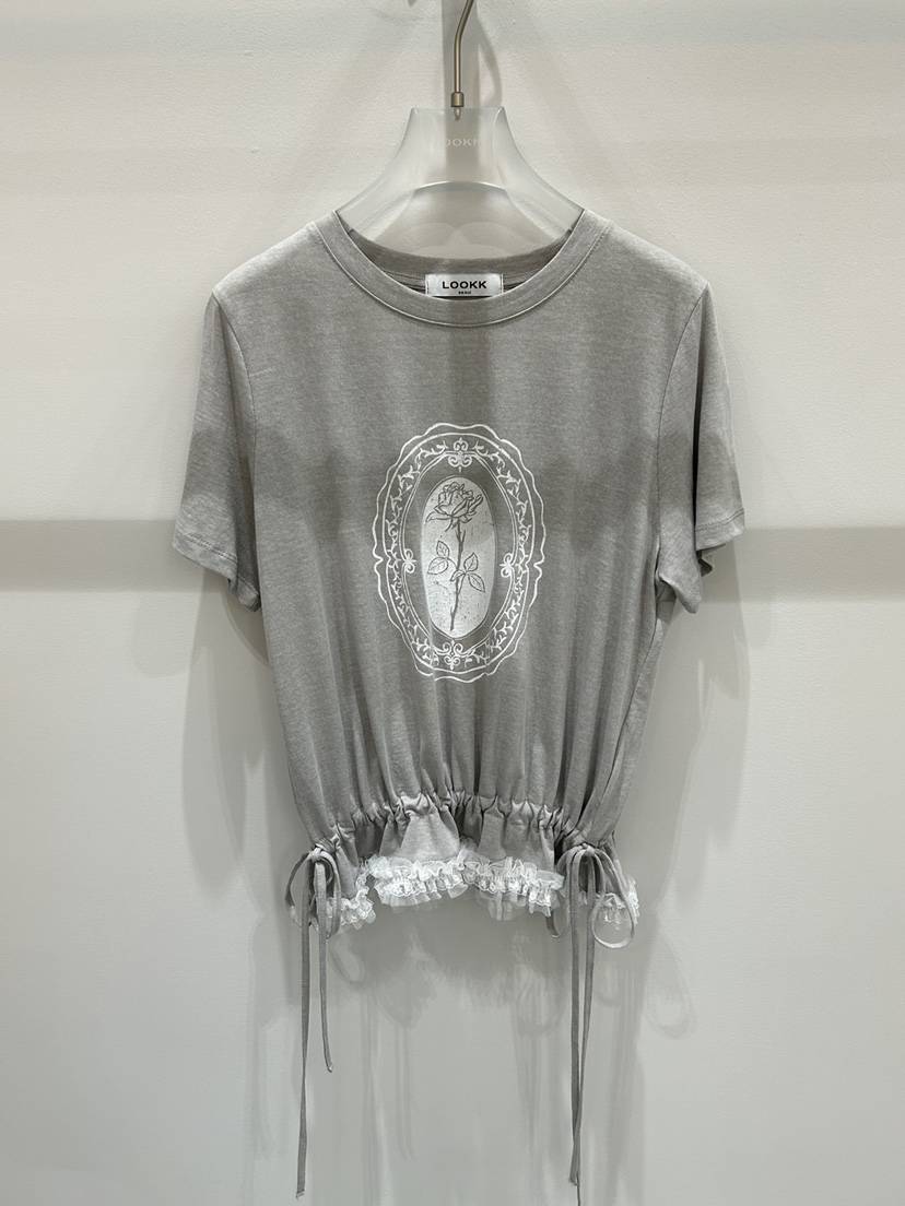 LOOKK/MIMME韓國直郵女裝新款休閑職業推薦時尚熱賣26春夏T恤LOOKK/MIMMET恤