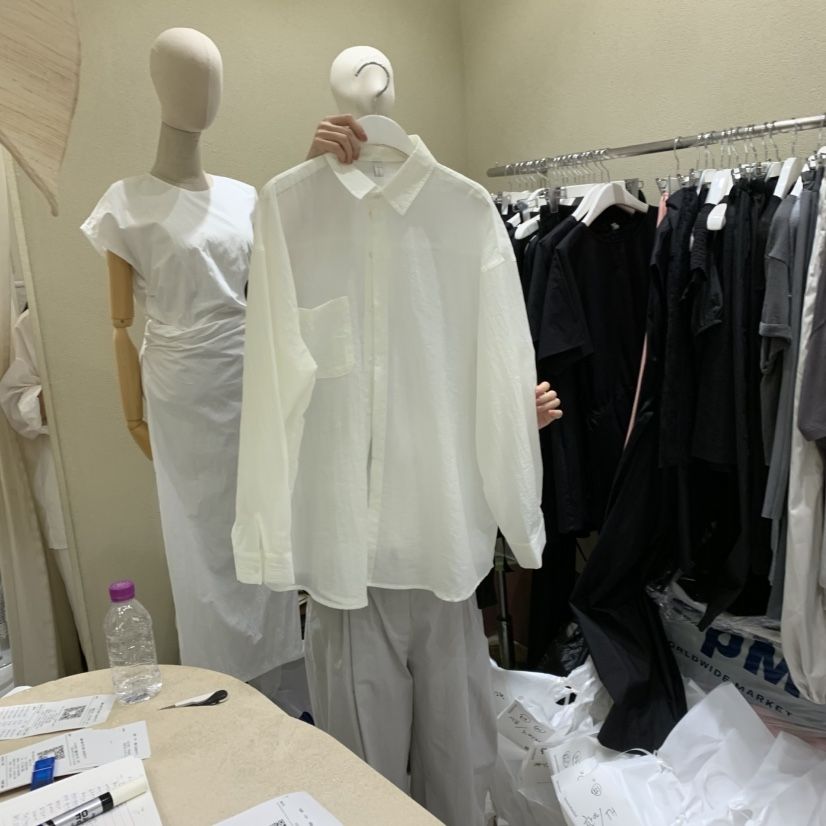 BROCCOLISALAD韓國東大門代購女士新品時尚熱賣襯衫蕾絲衫BROCCOLISALAD襯衫/蕾絲衫