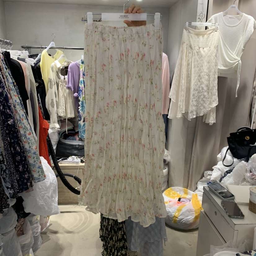 LOGROAD韓國直郵女士新品熱賣推薦26夏季休閑人氣時尚長裙LOG ROAD長裙