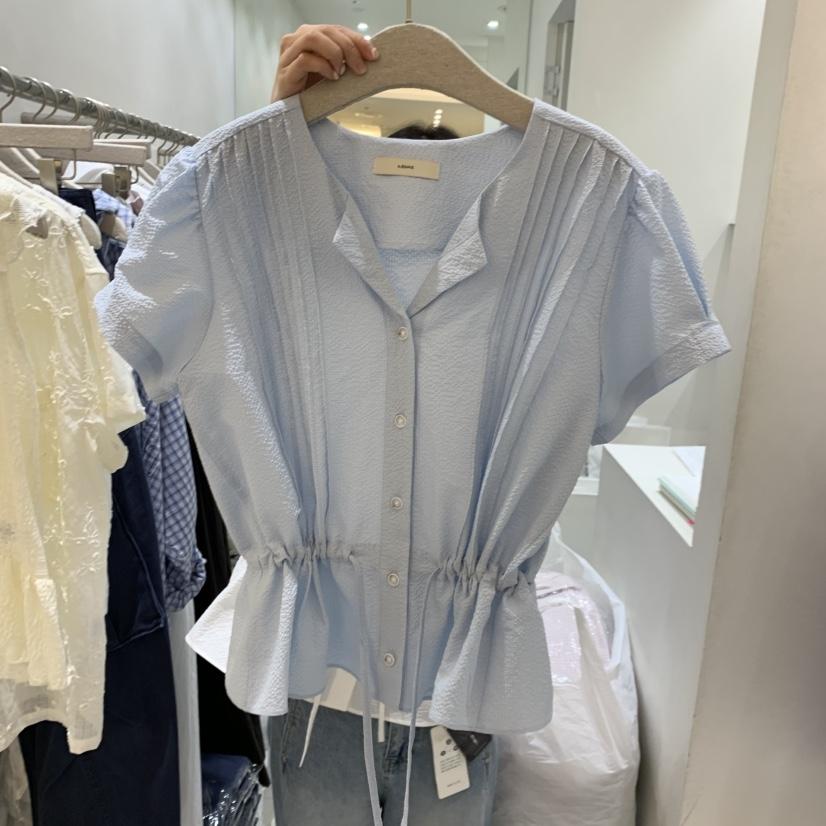 ASOME韓國東大門直郵女裝新品熱賣人氣26夏季休閑襯衫蕾絲衫A.SOME襯衫/蕾絲衫