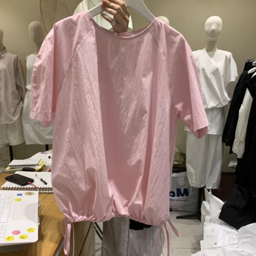 BROCCOLISALAD韓國東大門直郵女士新品熱賣26夏季襯衫蕾絲衫BROCCOLISALAD襯衫/蕾絲衫
