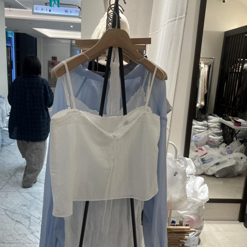 RAWROW韓國直郵實拍女裝新款熱賣人氣26夏季推薦吊帶背心RAWROW吊帶/背心