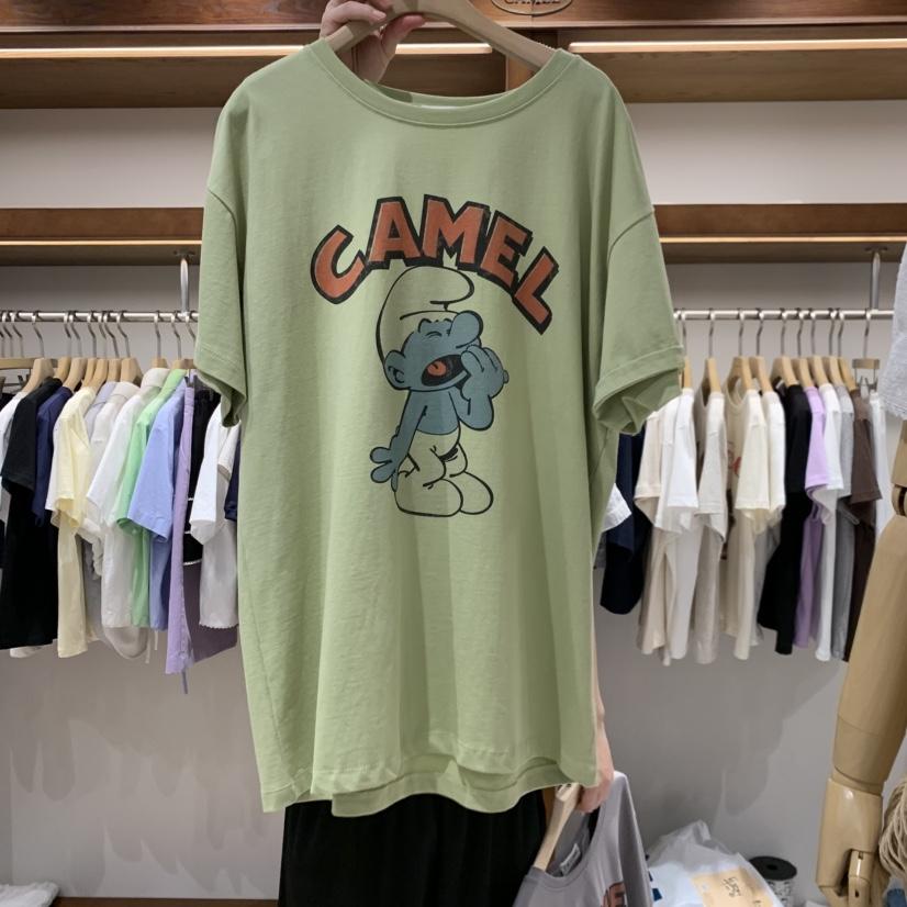 THE CAMEL韓國直郵實拍女士新品時尚T恤the came_l 家T恤