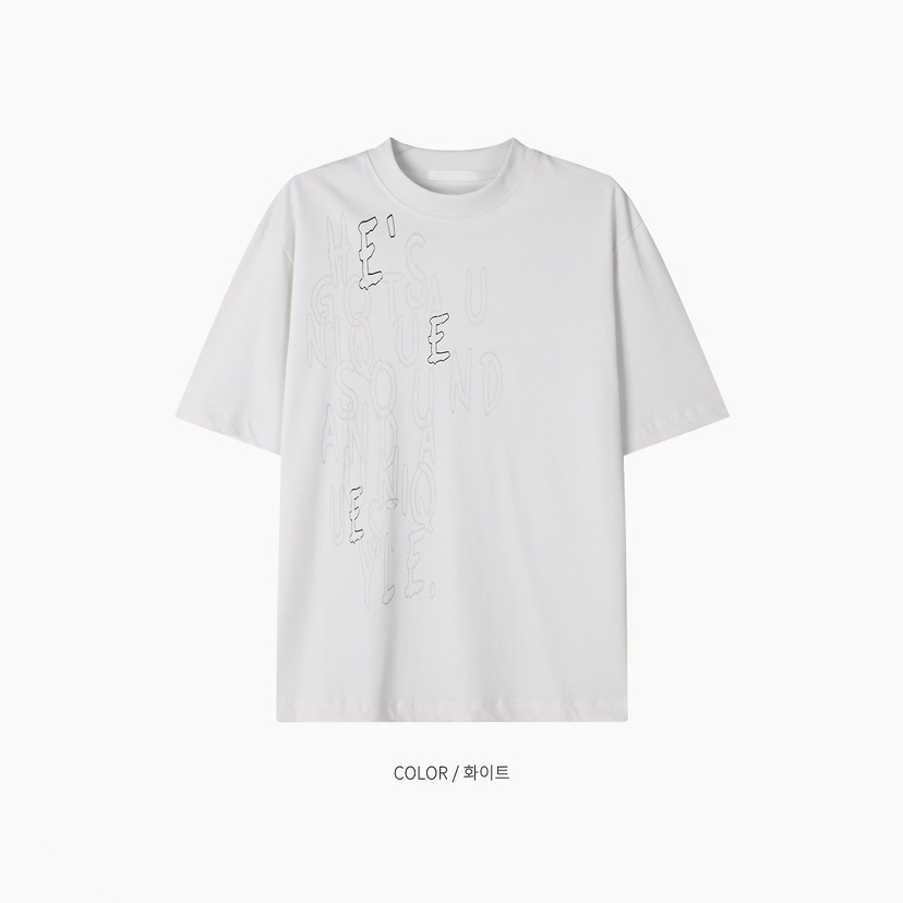 ALL OVER韓國代購女士新品人氣26夏季推薦休閑T恤男女同款ALL OVERT恤