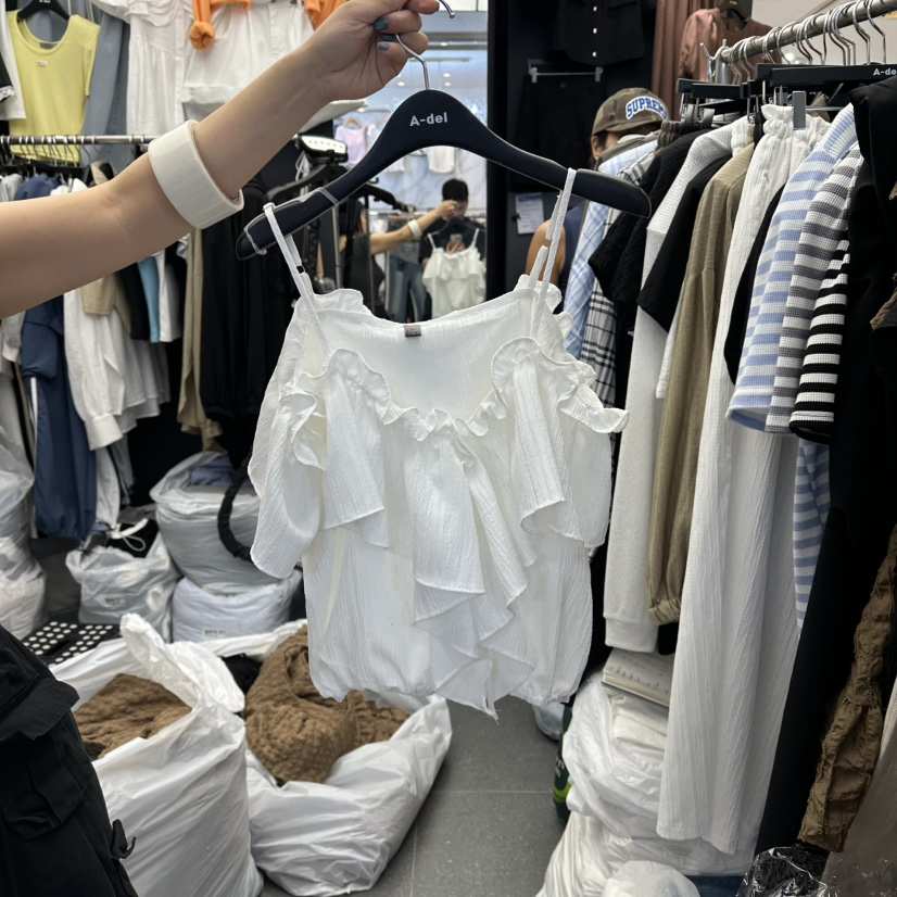 A-DEL韓國代購女裝新品26夏季人氣休閑時尚熱賣吊帶背心A-DEL吊帶/背心