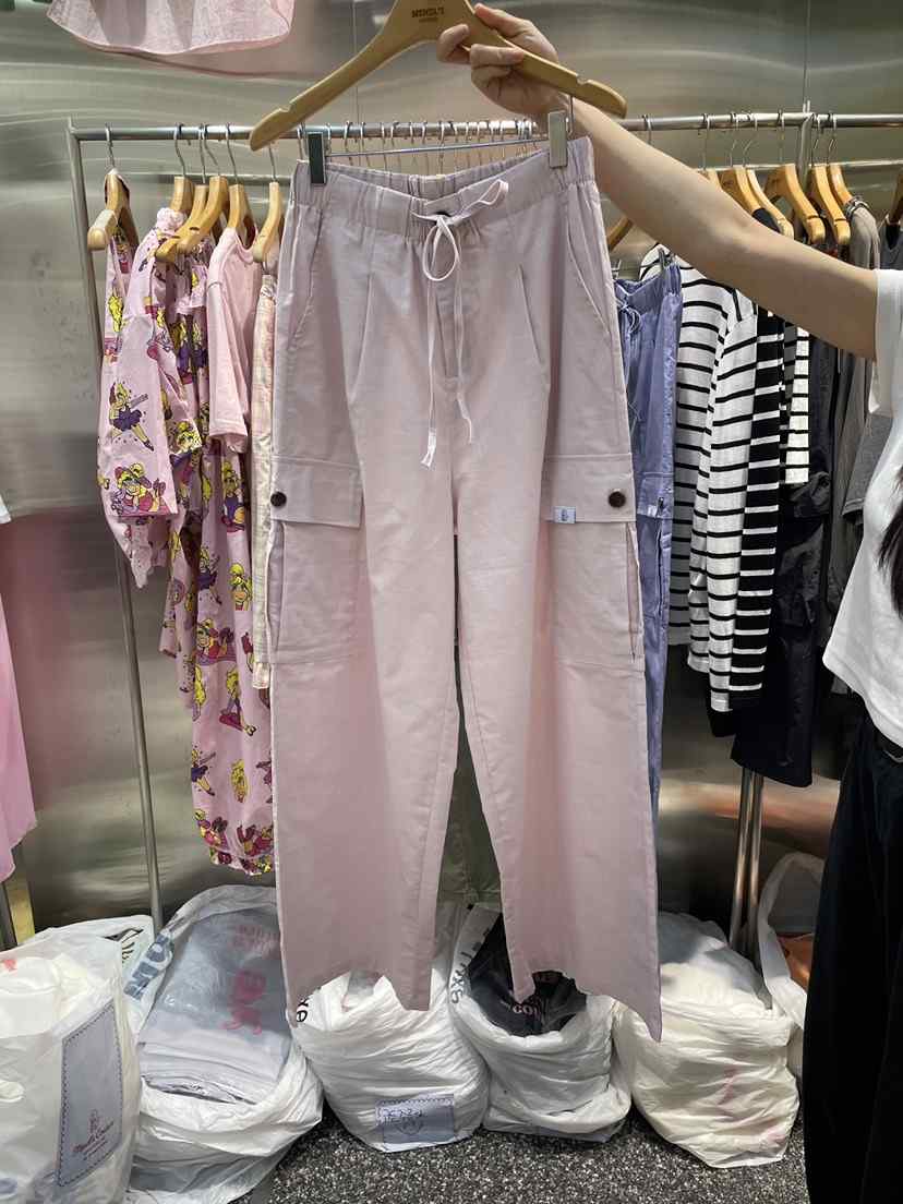 MENDL S韓國直郵女士新品26夏季推薦時尚人氣休閑褲亞麻MENDL S休閑褲