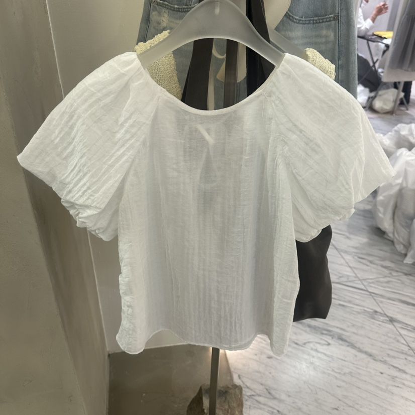 WEARABLE-L韓國直郵女士新品26夏季熱賣推薦休閑襯衫蕾絲衫WEARABLE襯衫/蕾絲衫