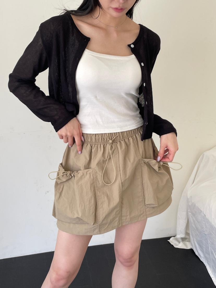 空韓國東大門代購女裝新品推薦26夏季人氣熱賣時尚休閑短裙APEX短裙