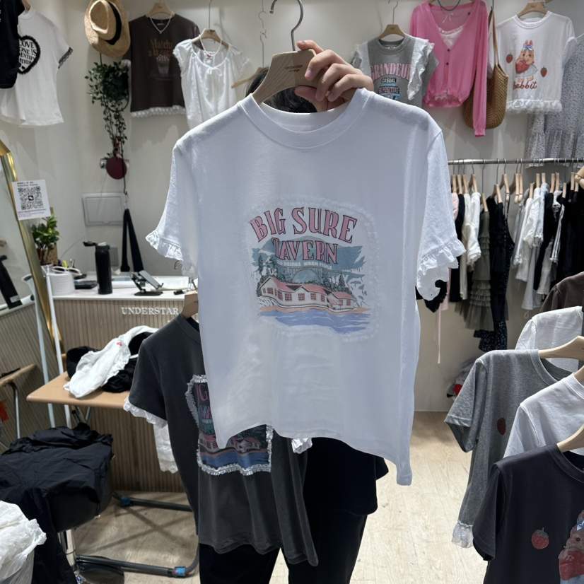 UNDERSTAR_VINTAGE韓國東大門代購女士新品26夏季推薦T恤UNDERSTAR_VINTAGET恤