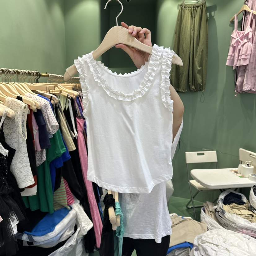 ROMANTIC NEWYORK韓國直郵女士新品休閑時尚吊帶背心無袖ROMANTIC NEWYORK吊帶/背心