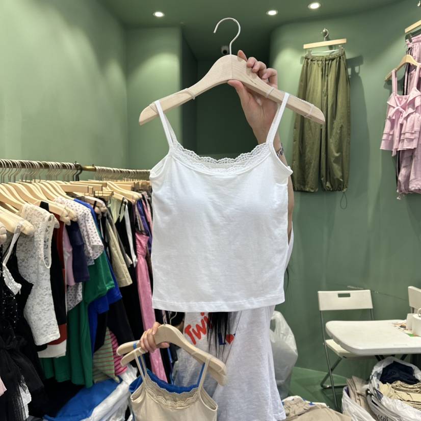 ROMANTIC NEWYORK韓國代購女士新品26夏季熱賣推薦吊帶背心ROMANTIC NEWYORK吊帶/背心