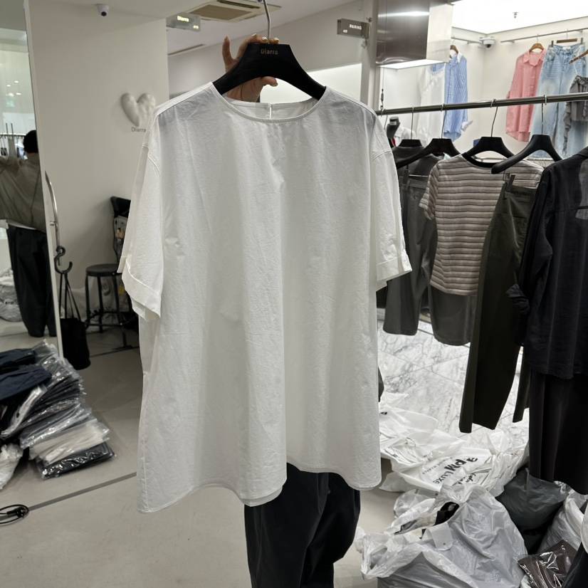 DIARRA韓國代購女士新品26夏季休閑人氣推薦時尚襯衫蕾絲衫DIARRA襯衫/蕾絲衫