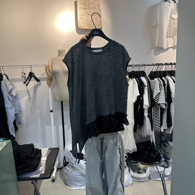 空韓國直郵女裝新品熱賣時尚26夏季人氣推薦休閑吊帶背心BAKHA吊帶/背心