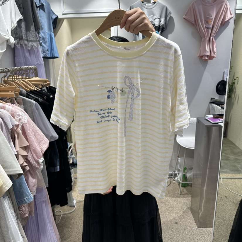 BELITA韓國直郵女裝新款推薦休閑時尚26夏季人氣熱賣T恤BELITAT恤