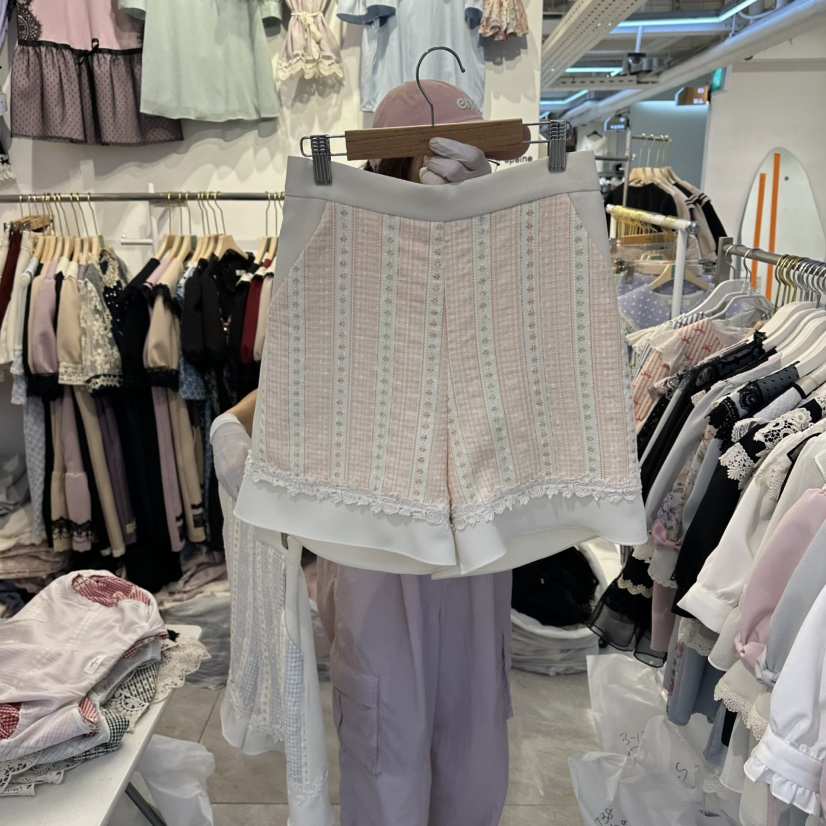 PAPA韓國直郵實拍女士新款時尚休閑人氣26夏季熱賣短褲棉質Papaine/HALMADE短褲