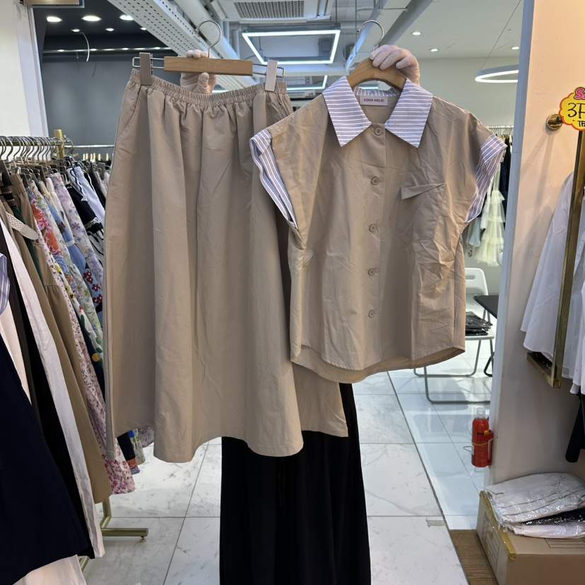COCO HOLIC韓國東大門代購女士新品26夏季休閑推薦人氣套裝COCO HOLIC套裝