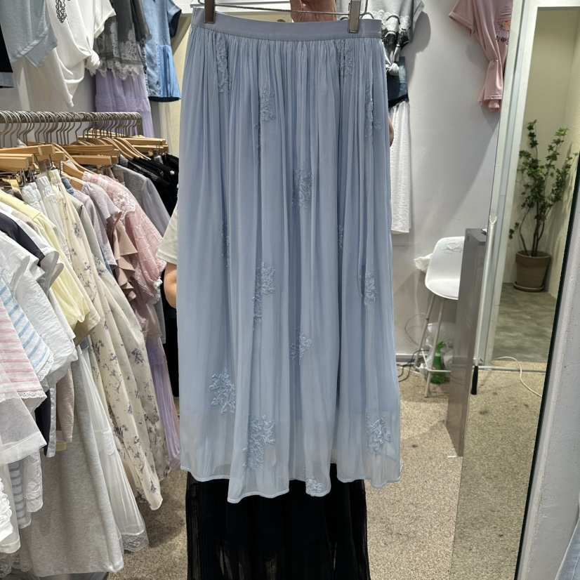 BELITA韓國直郵實拍女裝新款26夏季時尚熱賣人氣長裙刺繡BELITA長裙
