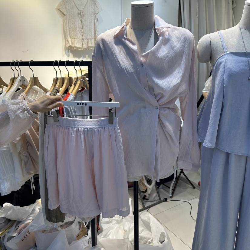 HARU-Q韓國代購女裝新品26夏季時尚休閑熱賣人氣推薦套裝HARU-Q套裝