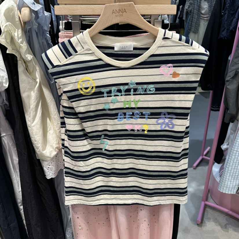 ANNA-P韓國直郵女裝新品休閑推薦熱賣時尚吊帶背心無袖條紋ANNA-P吊帶/背心