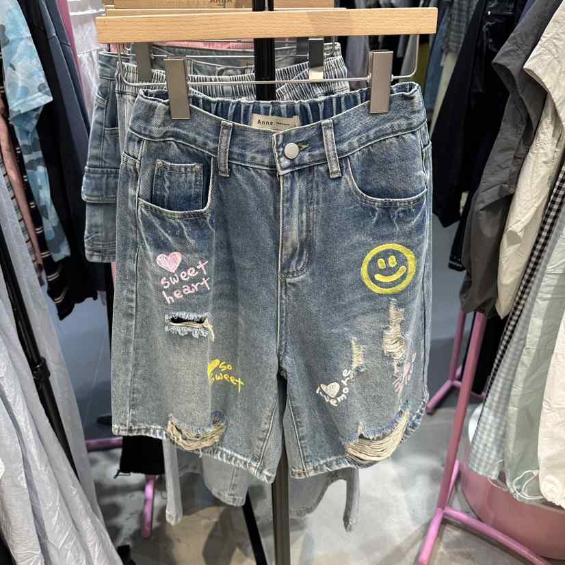 ANNA-P韓國東大門代購女裝新品熱賣時尚休閑人氣牛仔褲小號ANNA-P牛仔褲