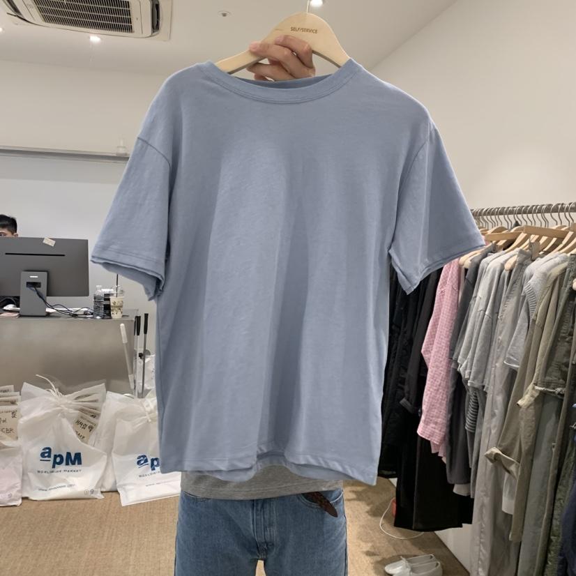 SELF SERVICE東大門實拍韓國女士新款26夏季熱賣T恤雙層SELF SERVICET恤