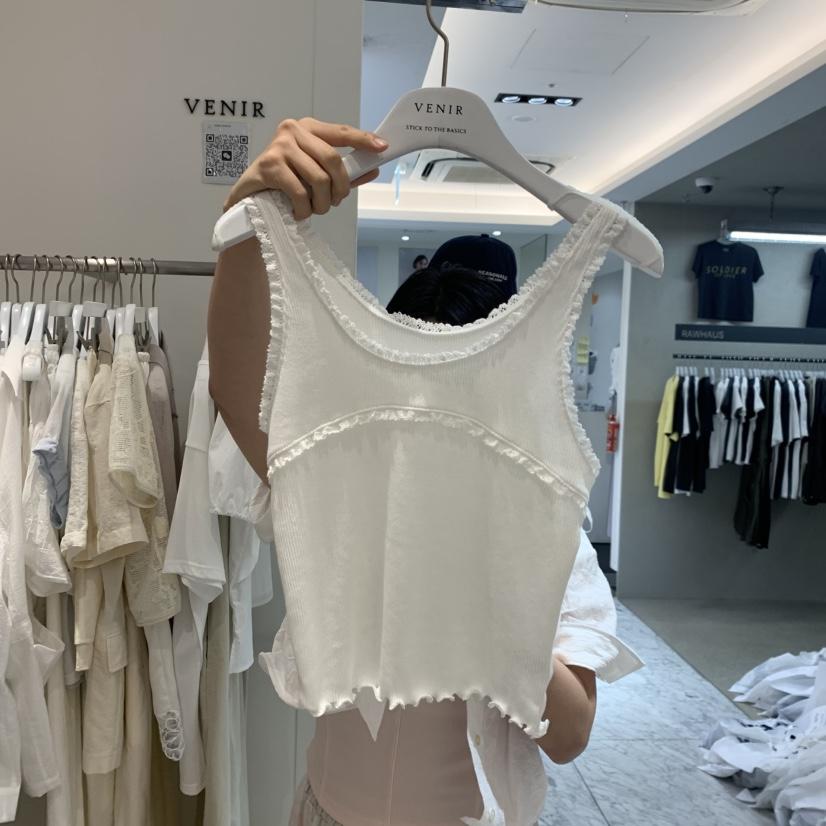 VENIR-a韓國直郵實拍女士新品26夏季熱賣推薦休閑吊帶背心VENIR-a吊帶/背心