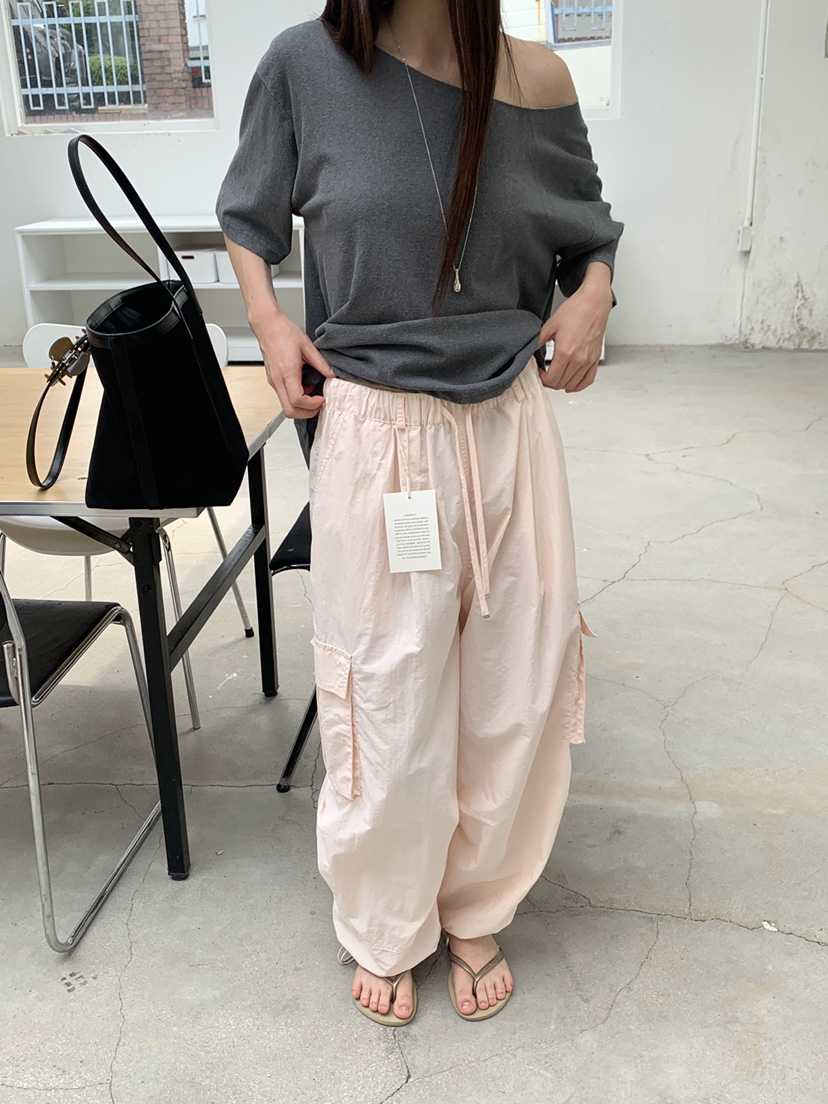 LOGARDEN東大門實拍韓國女士新品時尚休閑26夏季人氣休閑褲LO GARDEN休閑褲