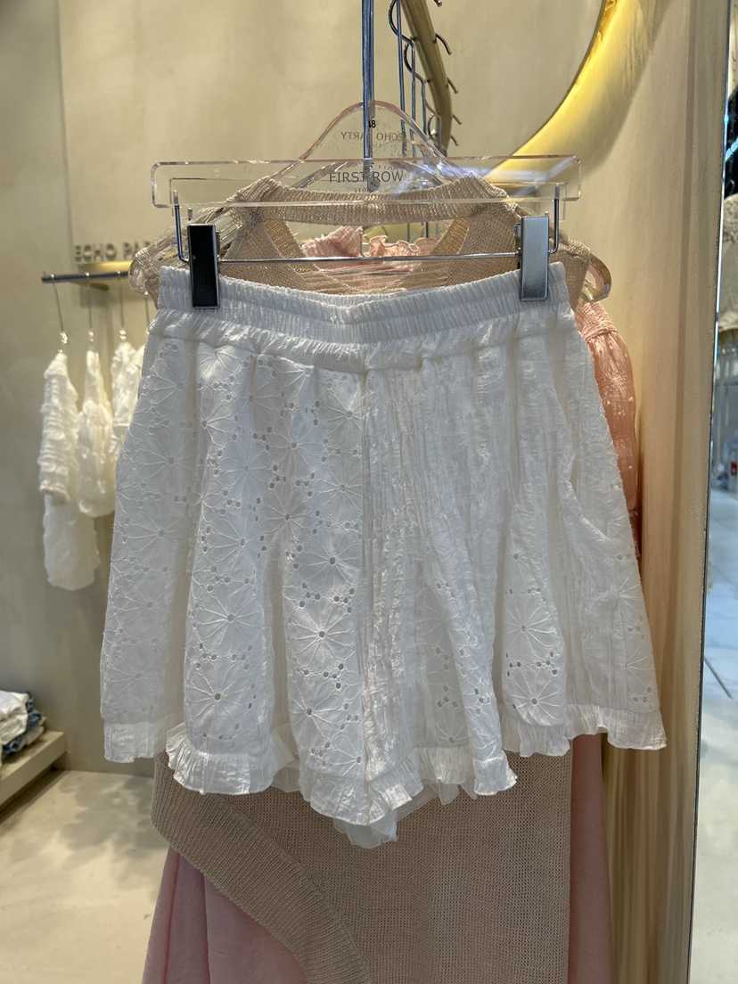ECHOPARTY韓國直郵女士新款推薦休閑時尚人氣熱賣短褲荷葉邊ECHOPARTY短褲