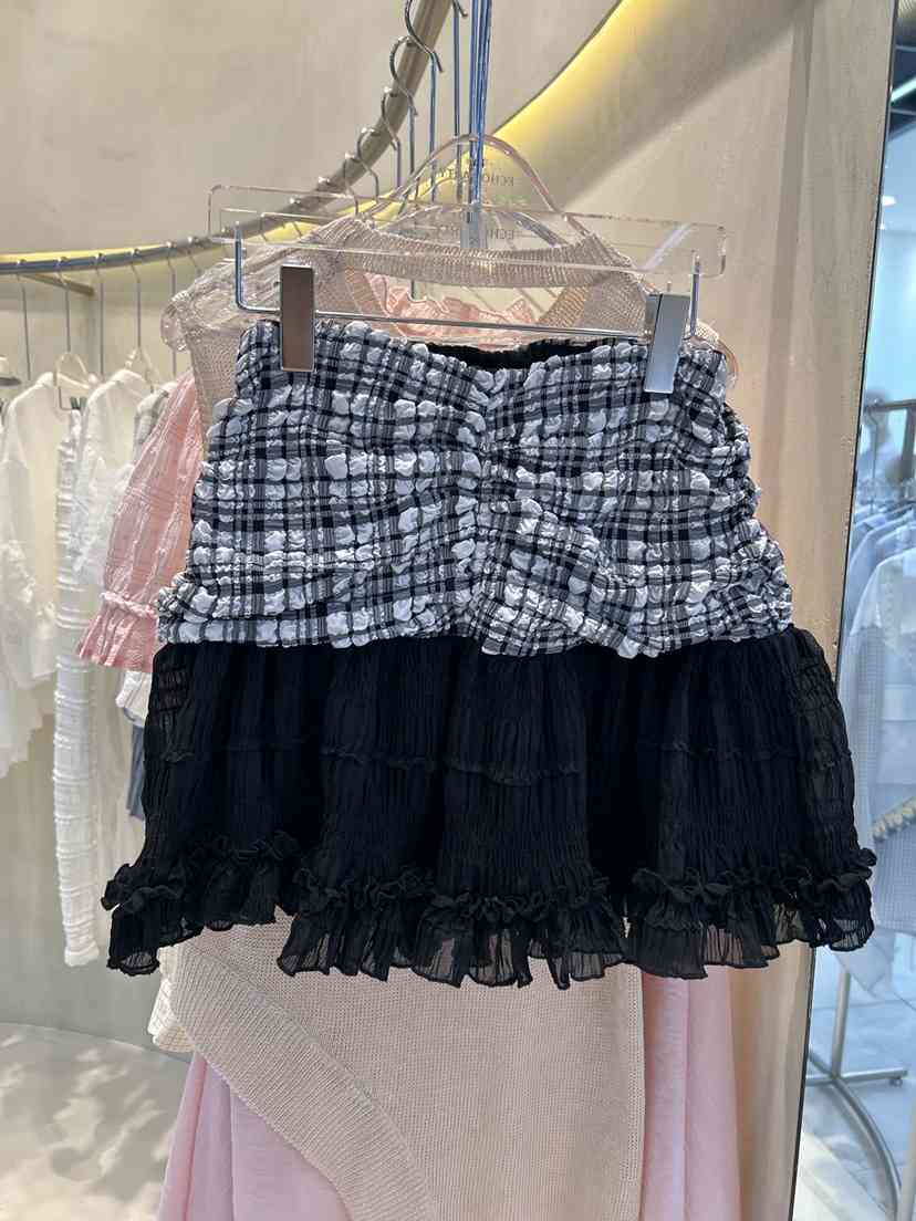 ECHOPARTY韓國直郵女裝新品熱賣26夏季休閑時尚推薦人氣短裙ECHOPARTY短裙