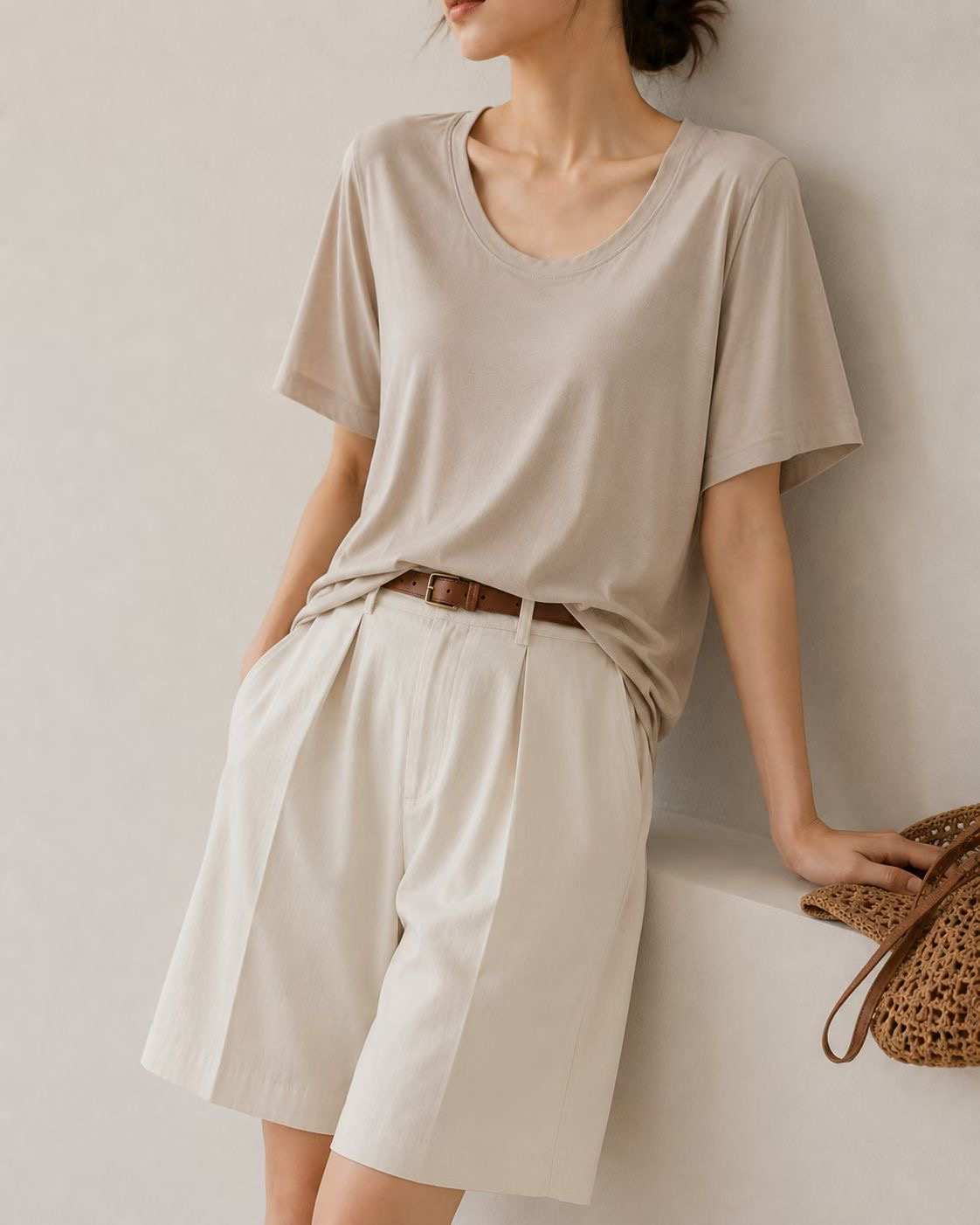 DOT BASIC韓國東大門代購女士新品26夏季推薦時尚T恤莫代爾DOT BASICT恤