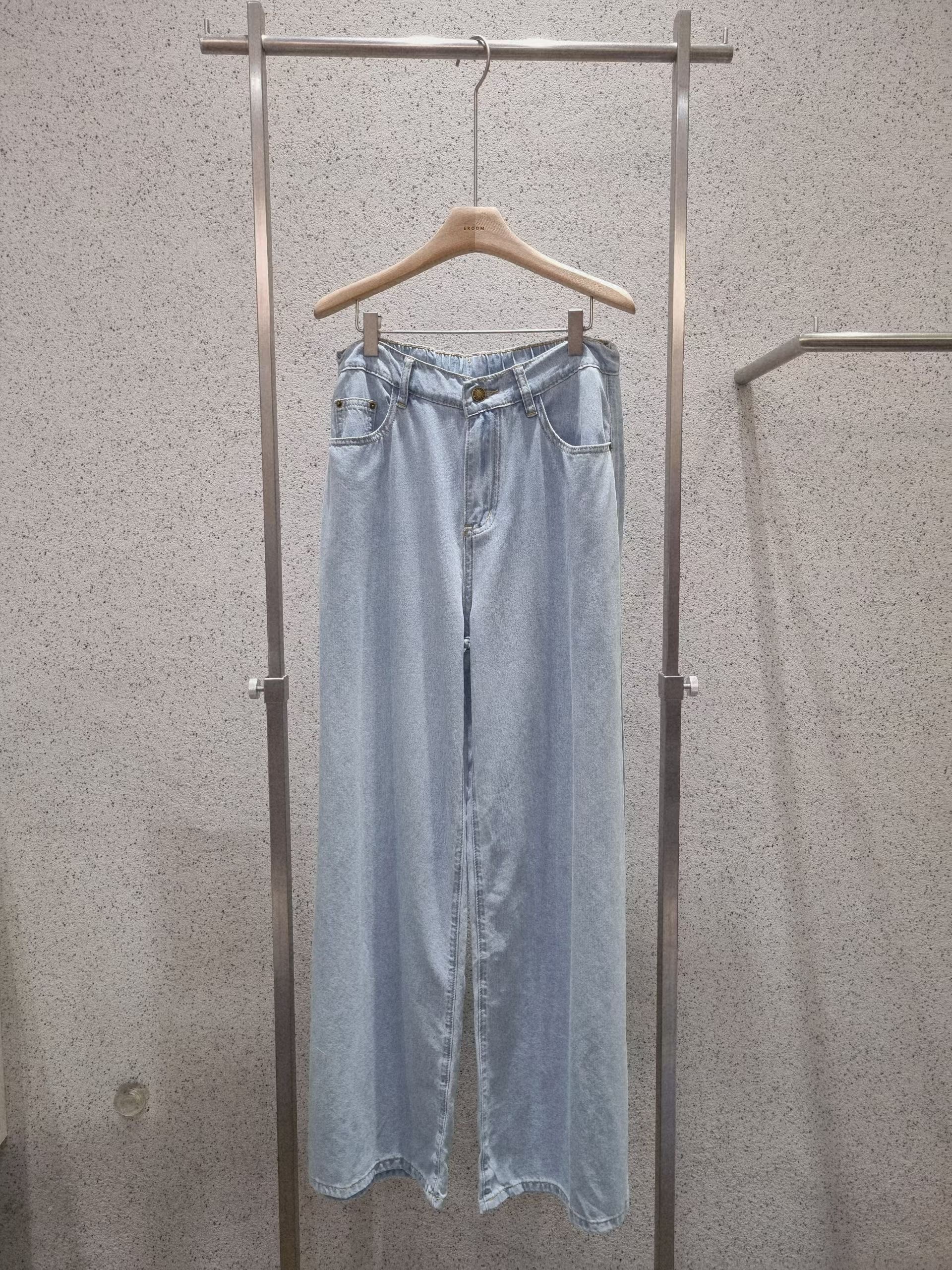 EROOM韓國直郵實拍女裝新款時尚26夏季休閑人氣推薦牛仔褲EROOM牛仔褲