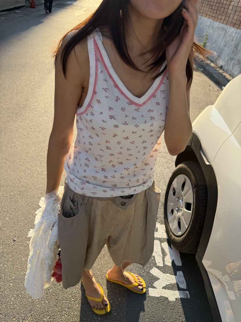 FRANC—L東大門實拍韓國女裝新品熱賣時尚人氣26夏季吊帶背心FRANC吊帶/背心
