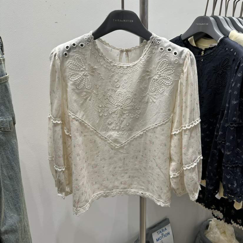 TARABY MOTION韓國東大門代購女士新品熱賣推薦襯衫蕾絲衫TARABY MOTION襯衫/蕾絲衫