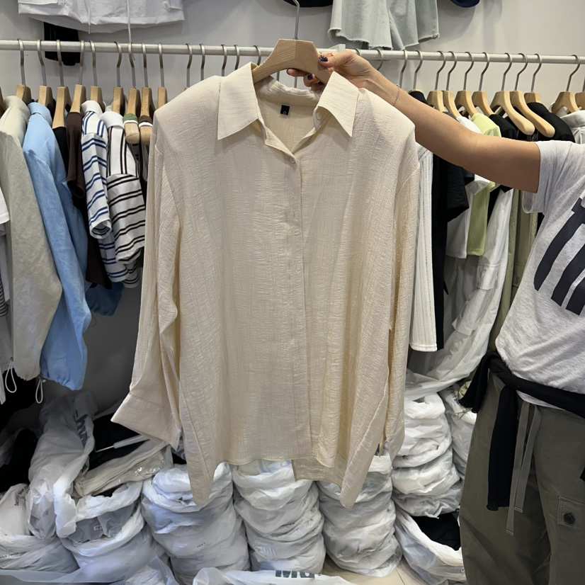 Q C韓國東大門代購女裝新品推薦26夏季人氣休閑襯衫蕾絲衫Republlc of qc襯衫/蕾絲衫